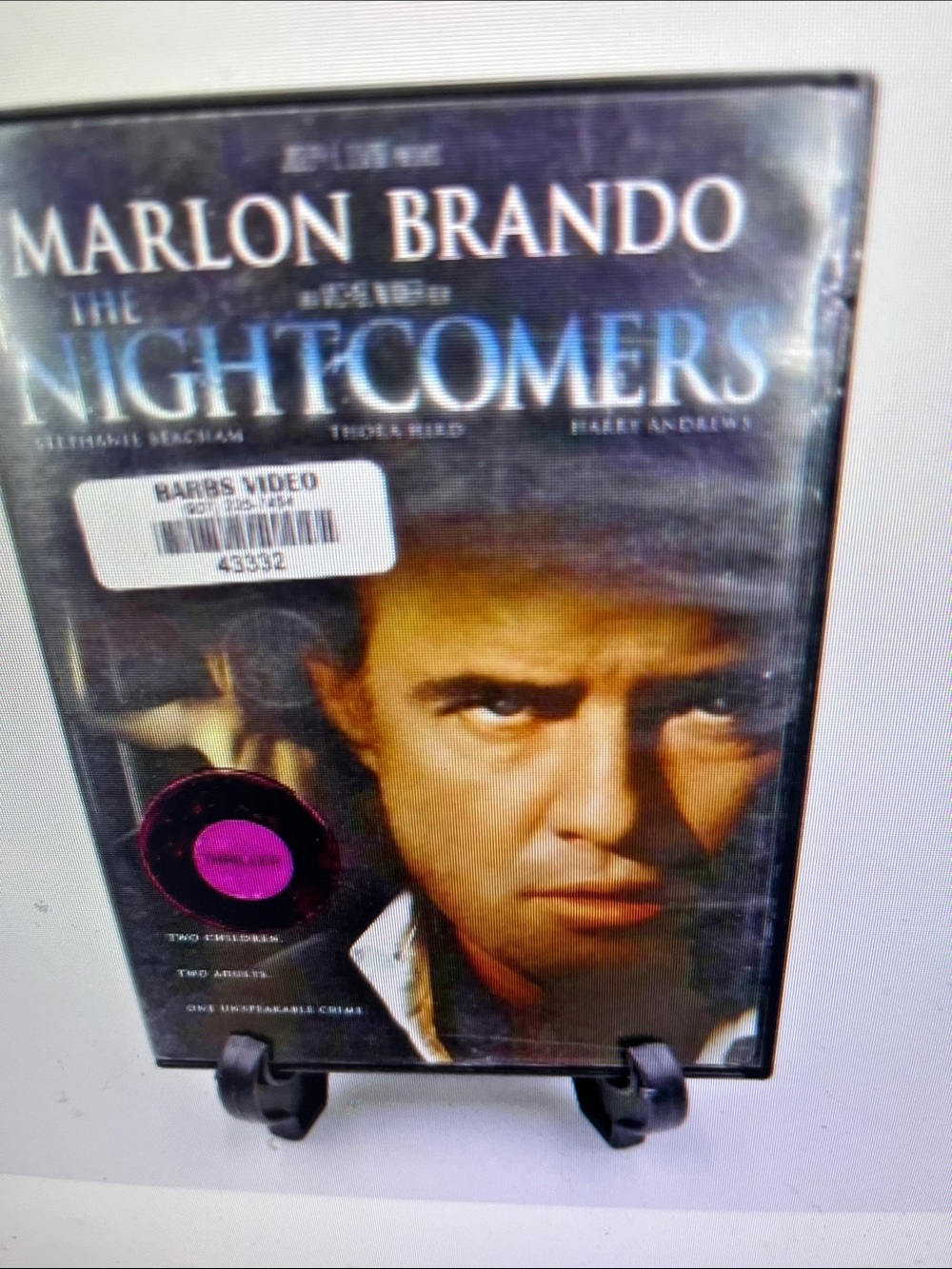 The Nightcomers DVD - Black Case